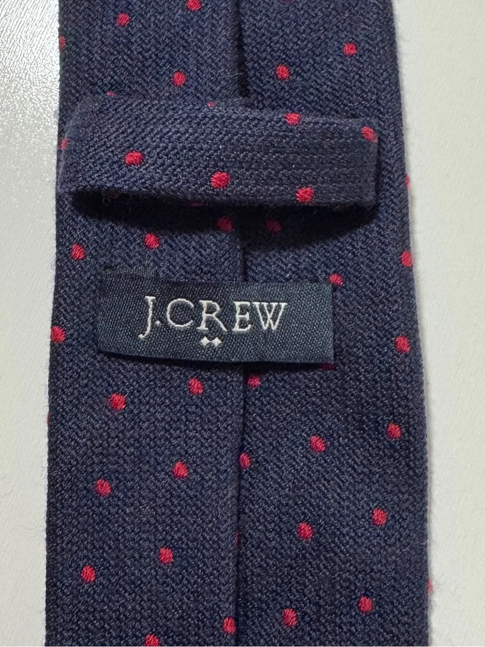 J. Crew Wool/Silk Blend Slim Tie